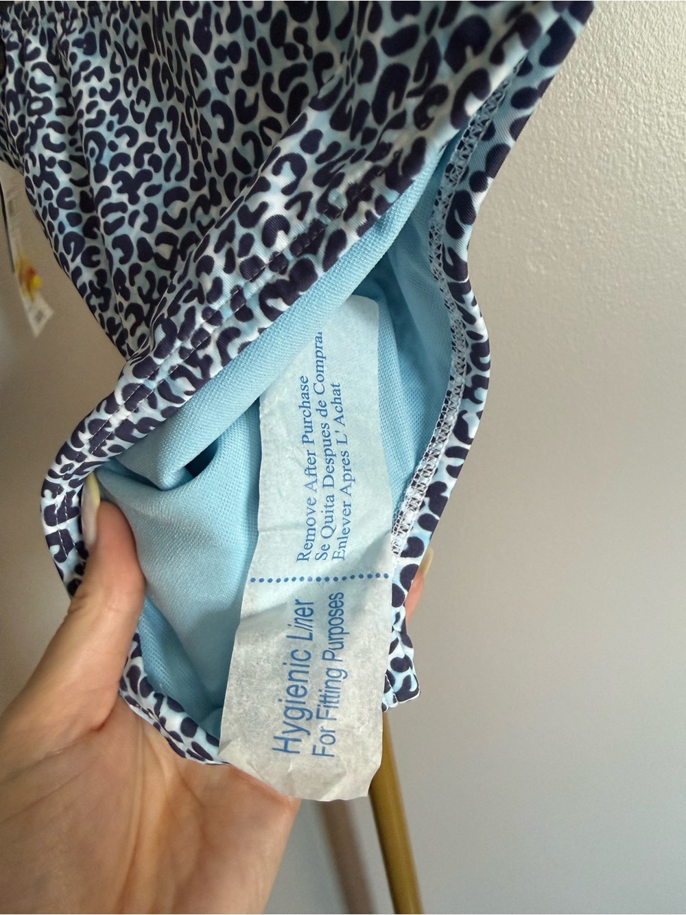 NWT Bar III “On the Prowl” Bikini Bottom – Navy Leopard Print (Size M) - Picture 4 of 4